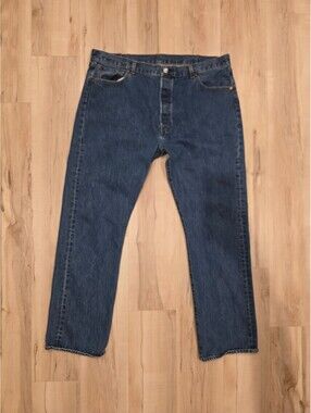 Levi's 501 Classic Blue Denim Jeans W42 L34